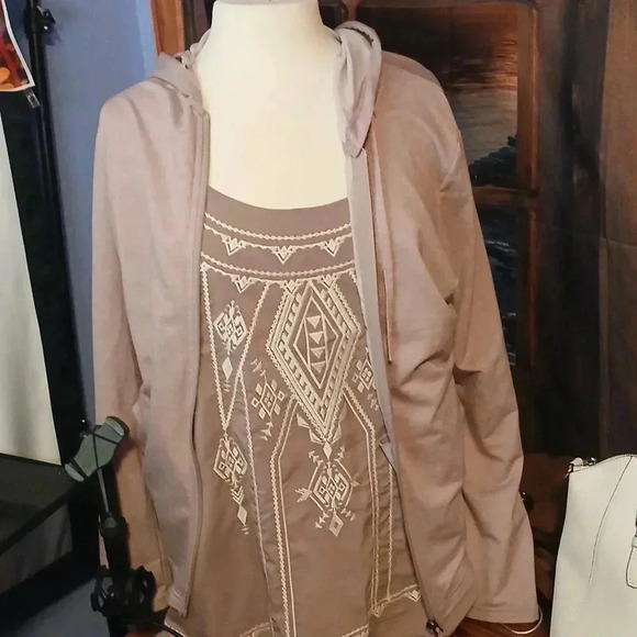 32* degrees lightweight zip up hoodie athletic womens size large - Picture 8 of 9